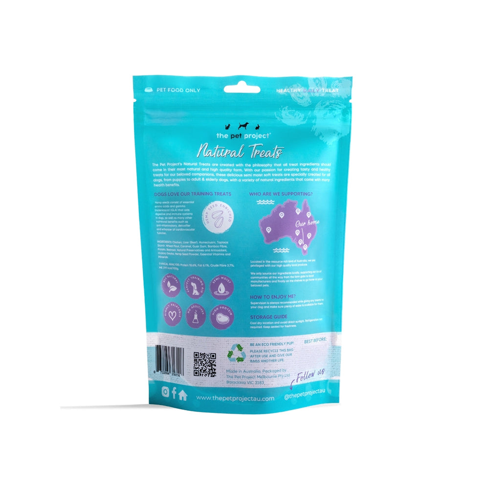 THE PET PROJECT Liver Strips Dog Treats 180G