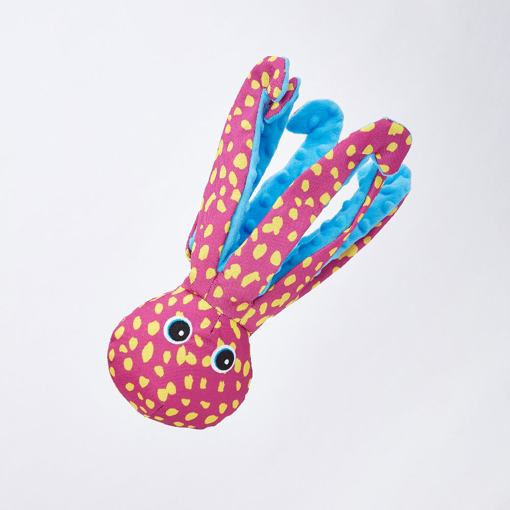 FOFOS Sealife Blue Octopus Plush Dog Toy