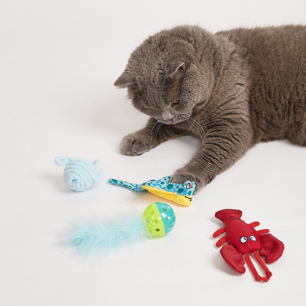 FOFOS Sealife Cat Toy - 4pcs
