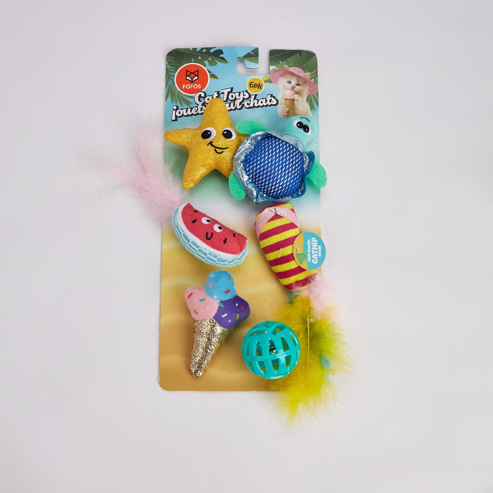 FOFOS Sealife Cat Toy -  No.1 6pcs