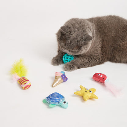 FOFOS Sealife Cat Toy -  No.1 6pcs