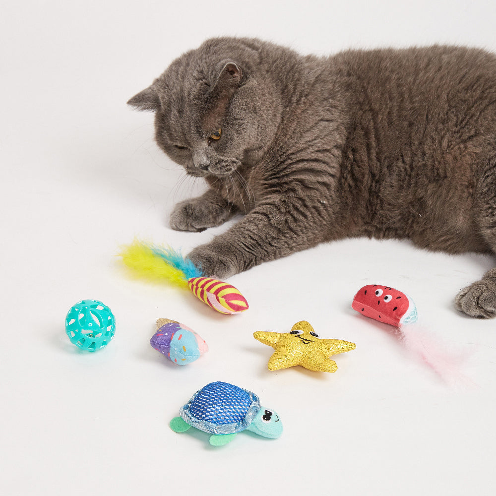 FOFOS Sealife Cat Toy -  No.1 6pcs