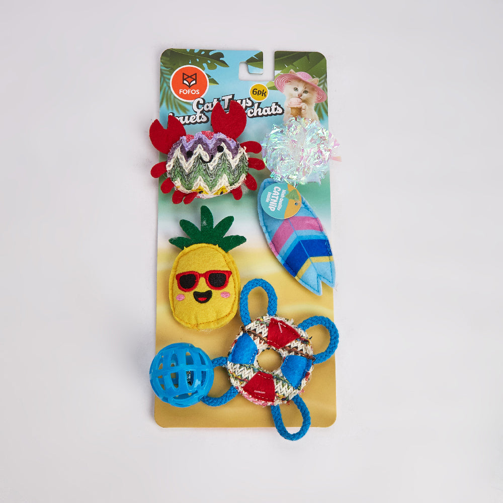 FOFOS Sealife Cat Toy -  No.2 6pcs