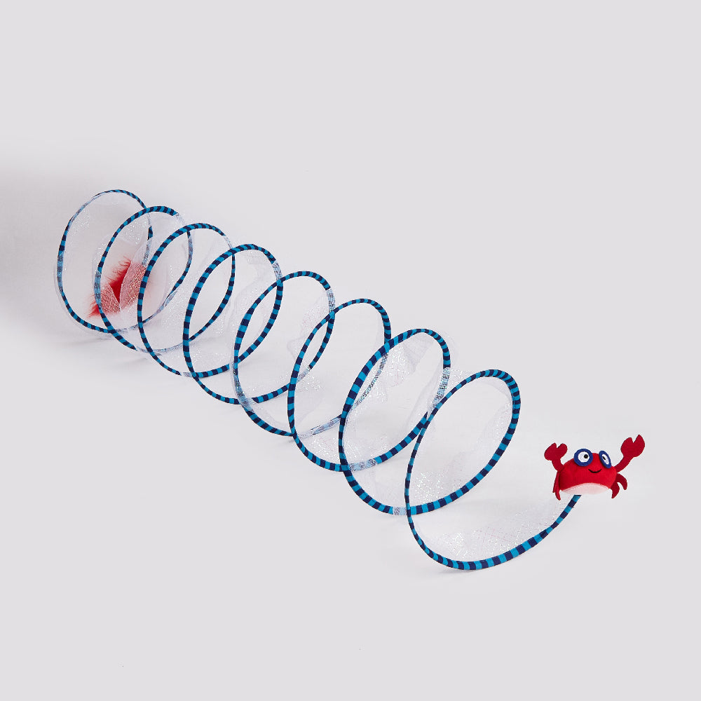 FOFOS Summer Crab Cat Tunnel Cat Toy - 110cm
