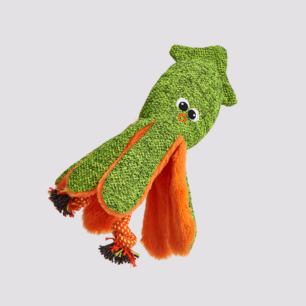 FOFOS Summer Green Octopus Plush Dog Toy