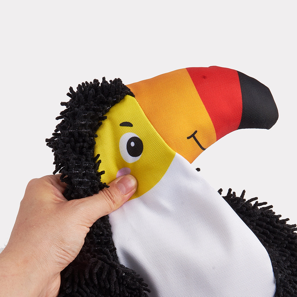 FOFOS Bird Non-stuffing Crinkle Tough Dog Toy