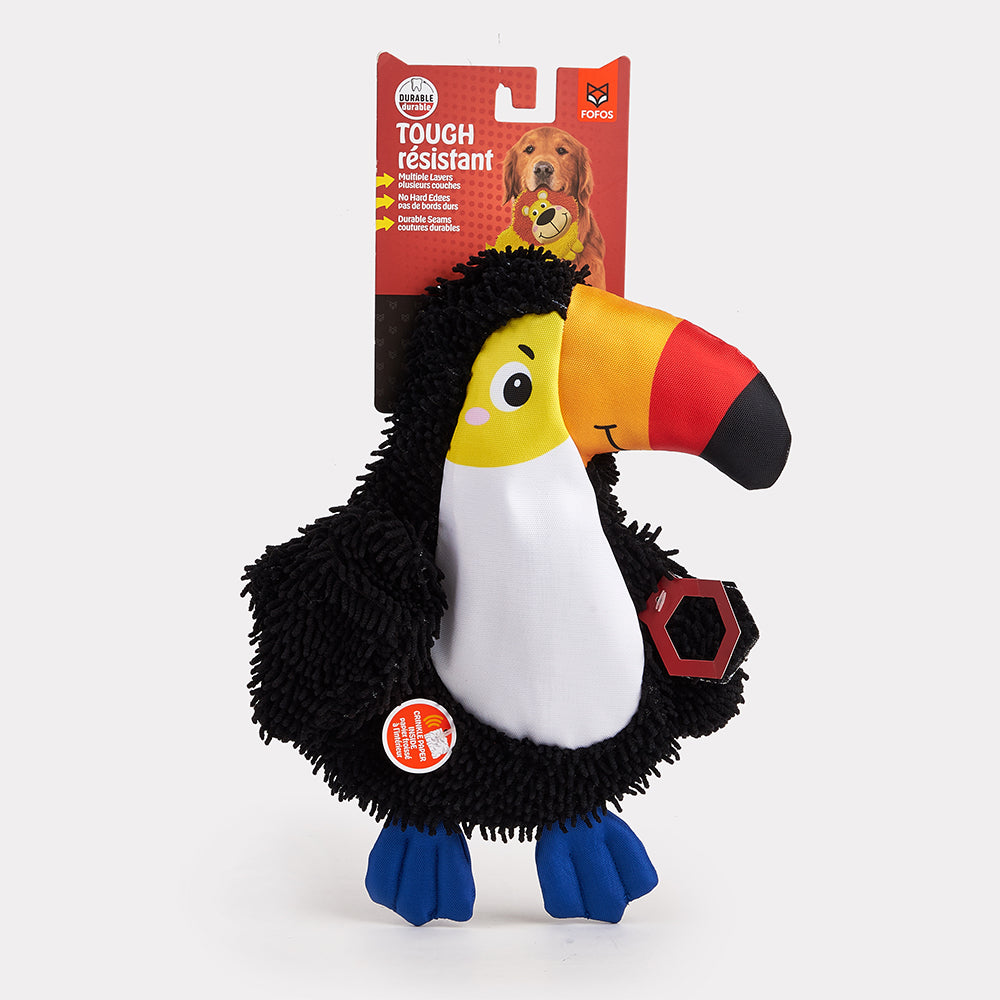FOFOS Bird Non-stuffing Crinkle Tough Dog Toy