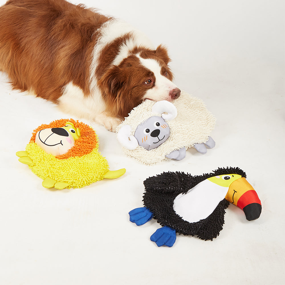 FOFOS Bird Non-stuffing Crinkle Tough Dog Toy