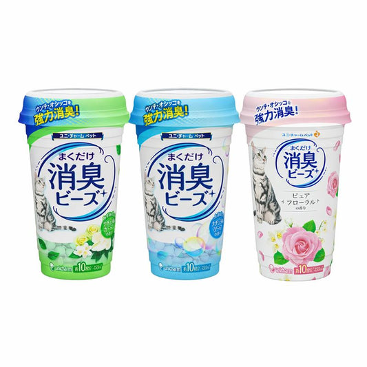 UNICHARM Cat Litter Deodorising Beads 450ml