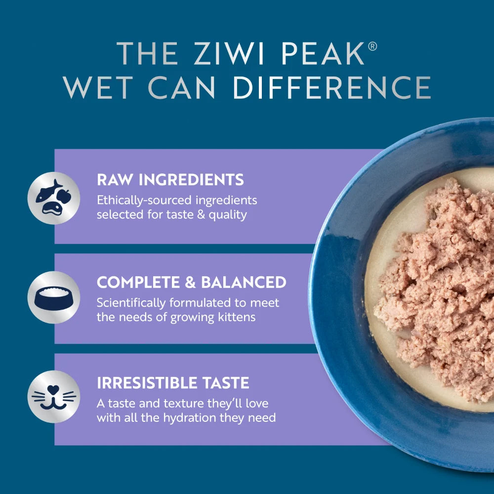 ZIWI Peak Chicken with Lamb Kitten Wet Food 85g product image 7
