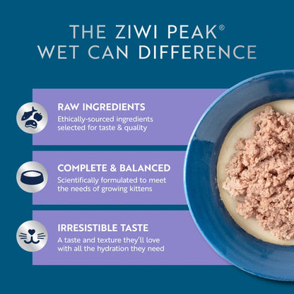 ZIWI Peak Chicken with Lamb Kitten Wet Food 85g product image 7