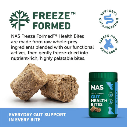 NATURAL ANIMAL SOLUTIONS Freeze Formed Gut Health Bites For Dogs & Cats – Product information image 6