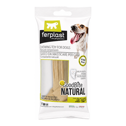 FERPLAST GoodBite Natural Bone Lamb 70g Dog Toy