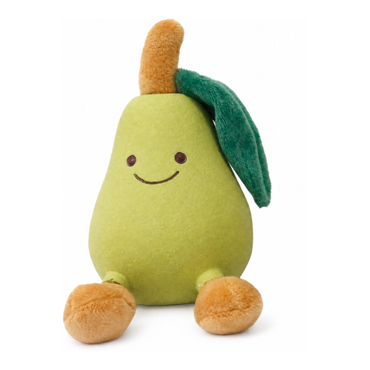 FURKIDZ Latex and Plush Pear 13cm