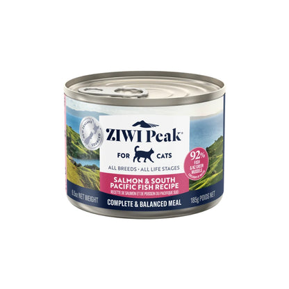 ZIWI Peak Salmon & South Pacific Fish Wet Cat Food 185g product image