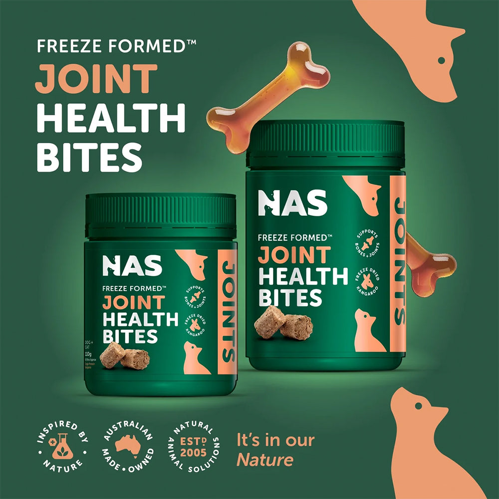 NATURAL ANIMAL SOLUTIONS Freeze Formed Joint Health Bites For Dogs & Cats – Product information image 3