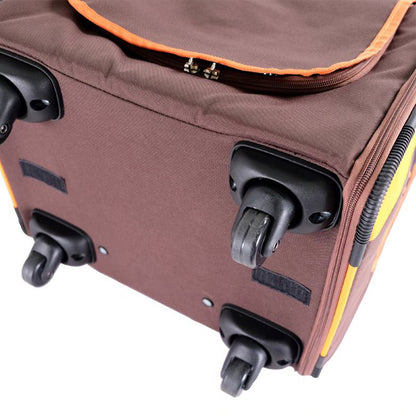 IBIYAYA Wheeled Backpack Parallel Transport Pet Trolley