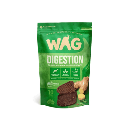 WAG Kangaroo Jerky Digestion Dog Treats 10pc – Front white-background product packshot