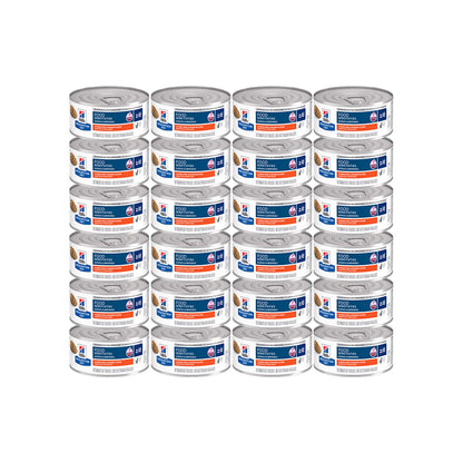 HILLS PRESCRIPTION DIET Z/D Food Sensitivities Hydrolyzed Chicken Flavour Wet Cat Food — 156g × 24 front packshot