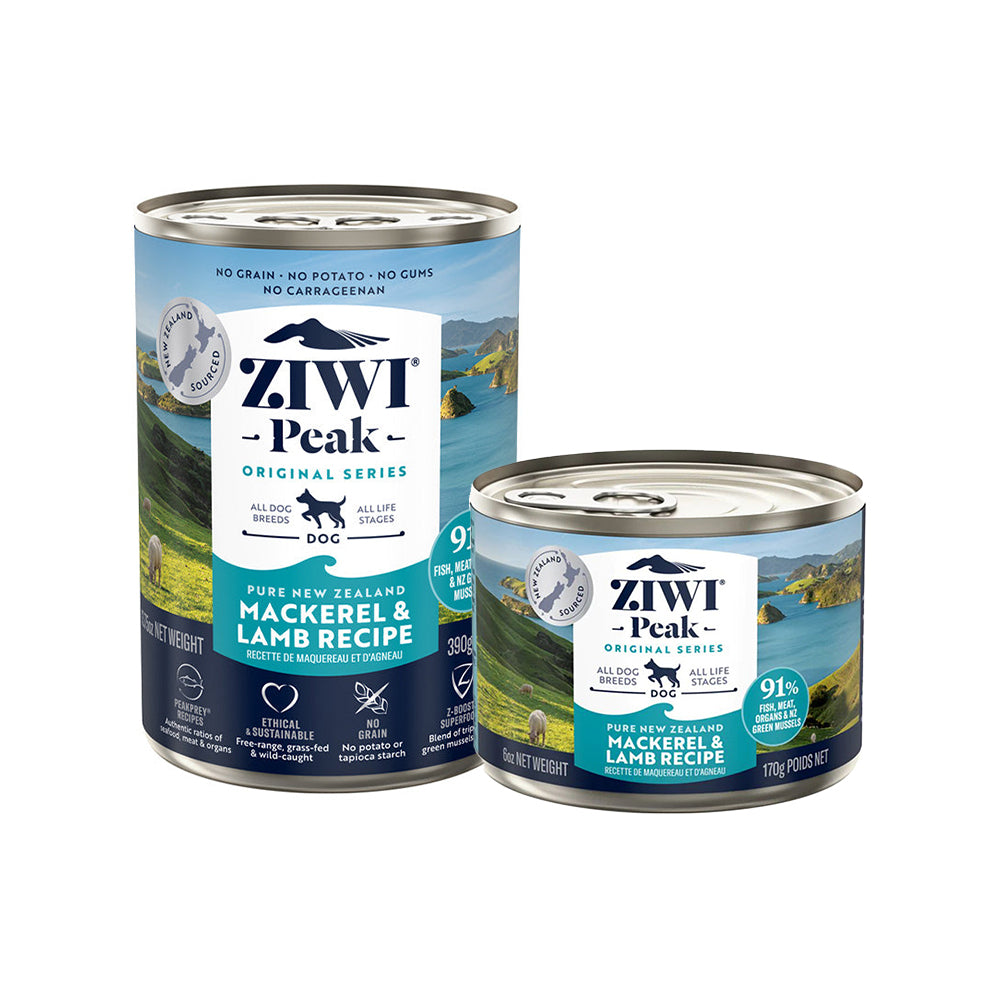 ZIWI Peak Mackerel & Lamb Recipe Grain Free Dog Food