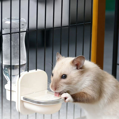 Auto-Fill Hanging Water Bottle for Cages: Perfect for Cats, Birds & Small Pets