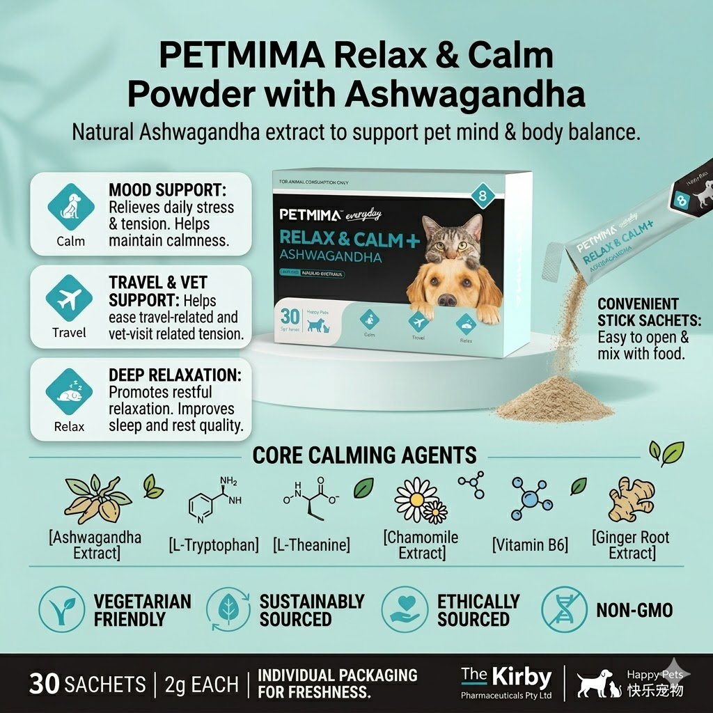 PETMIMA Relax & Calm + Ashwagandha 30x2g
