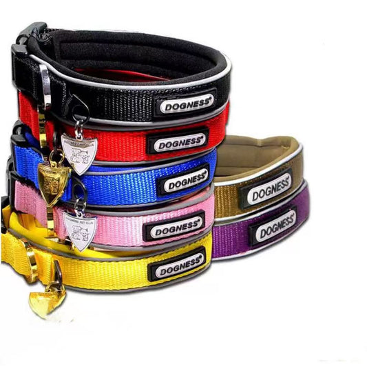 Dogness Reflection Dog collar - Color Random