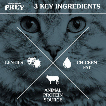 TASTE OF THE WILD Prey Angus Beef Grain Free Dry Cat Food