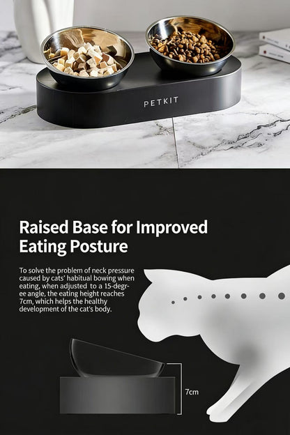 PETKIT Fresh Nano Metal Dual Bowl Pet Feeding Bowl