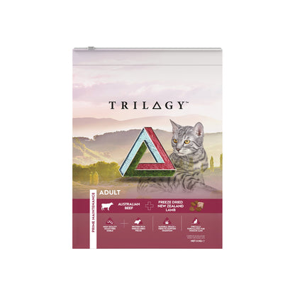 TRILOGY Australian Beef & Freeze Dried Lamb Adult Dry Cat Food 1.8kg/5kg