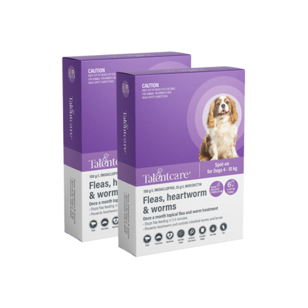 TALENTCARE Flea And Worming Spot-on For Dogs 4-10Kg