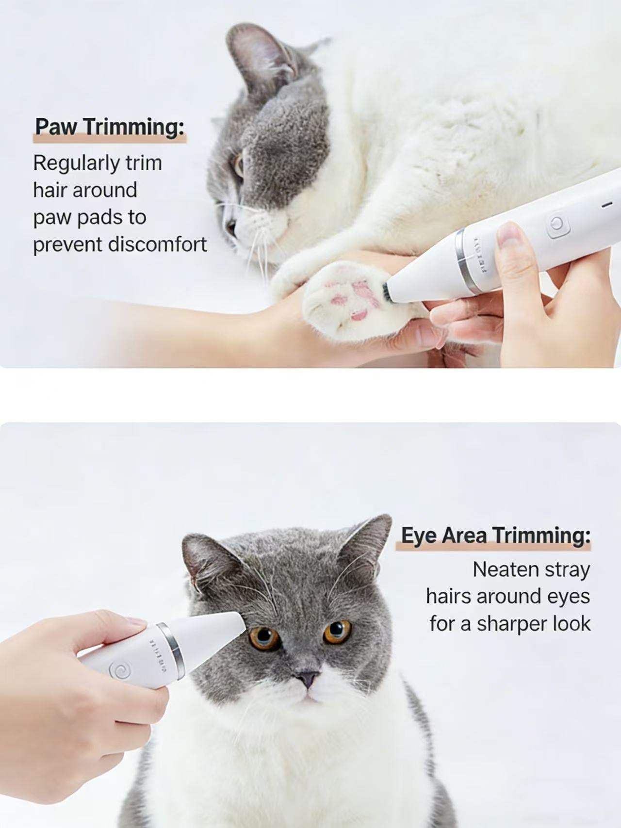 Petkit Dual-Head Quiet & Waterproof Grooming Trimmer