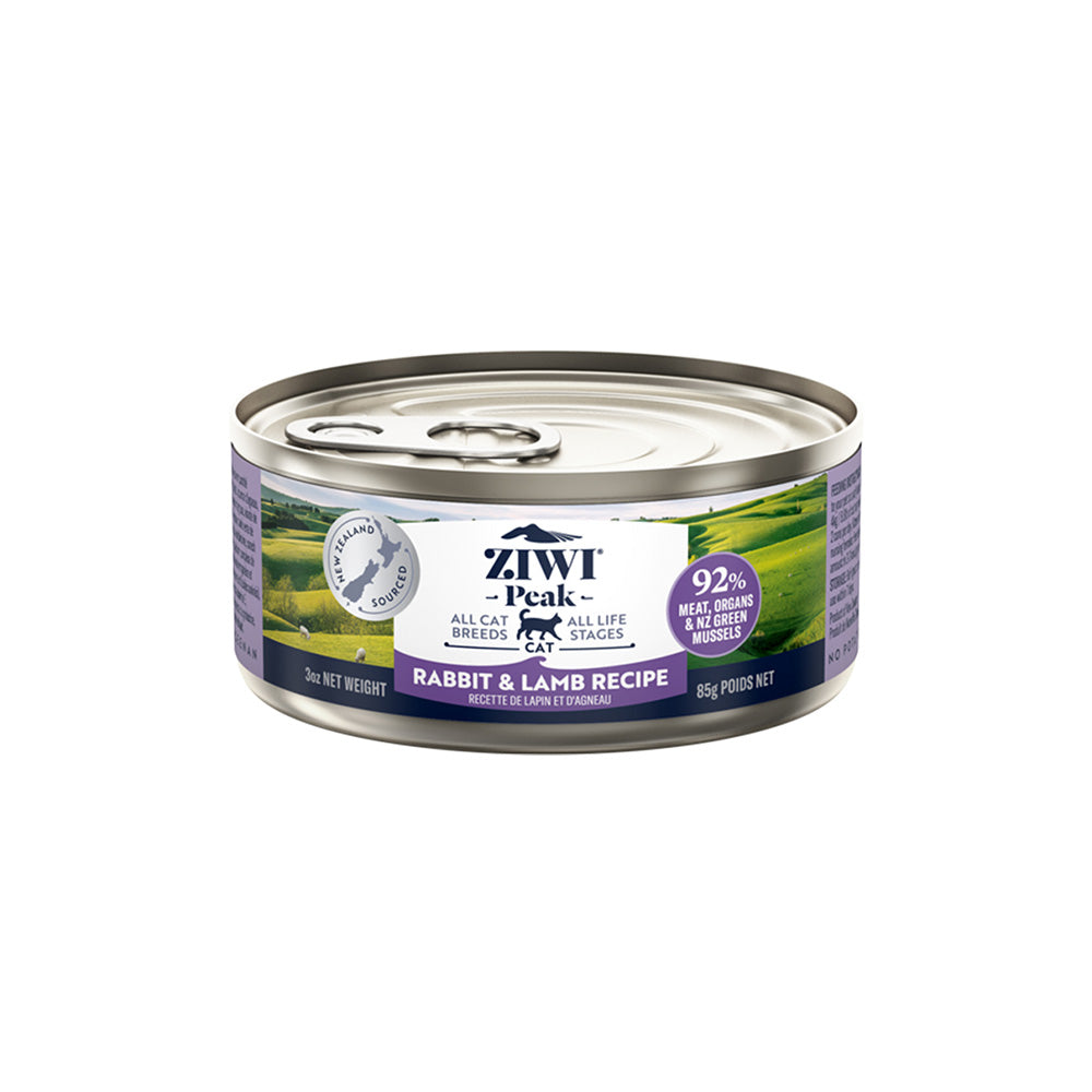 ZIWI Peak Rabbit Lamb Recipe Grain Free Cat Food Wet Cat Food