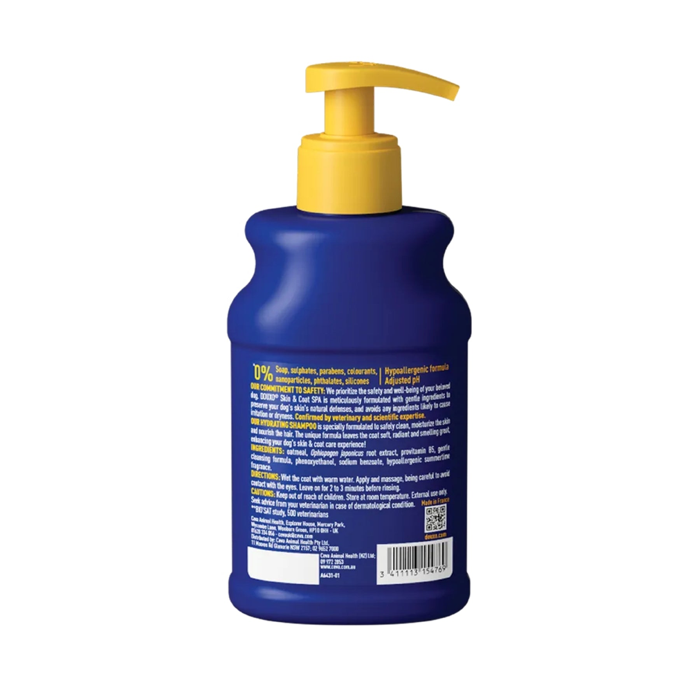 DOUXO Skin And Coat Spa Ultra Safe Hydrating Oatmeal Dog Shampoo 250ml