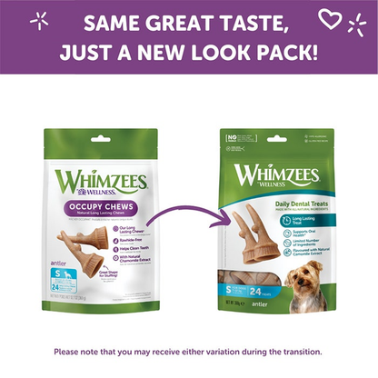 WHIMZEES Occupy Calmzees Antler Dog Treats Value Bag