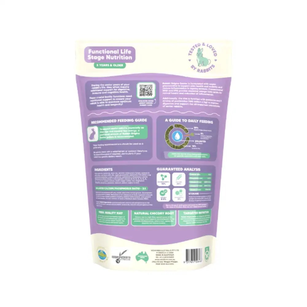 VETAFARM Rabbit Origins Senior 1.5kg