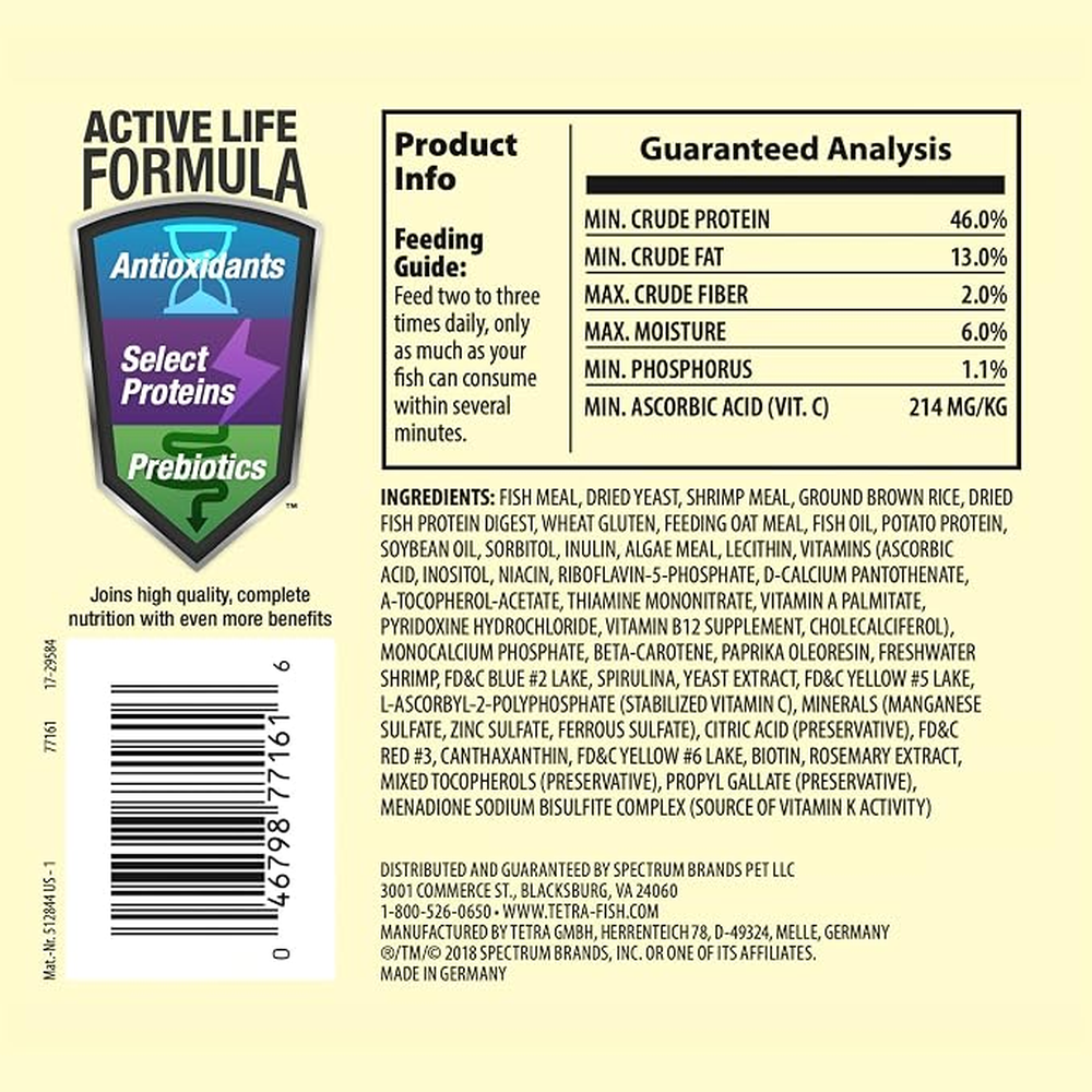 TetraColor Tropical Flakes 62g