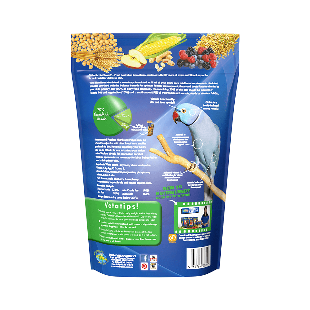 VETAFARM Nutriblend Pellets 350g