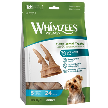 WHIMZEES Occupy Calmzees Antler Dog Treats Value Bag