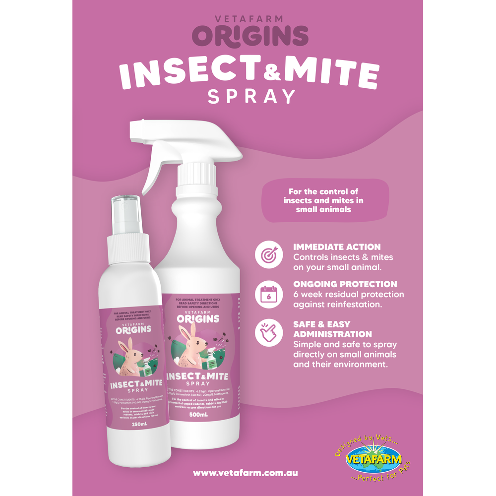 VETAFARM Origins Insect & Mite Spray Ready To Use