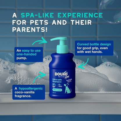 DOUXO Skin And Coat Spa Ultra Safe Odour Control Dog Shampoo 250ml