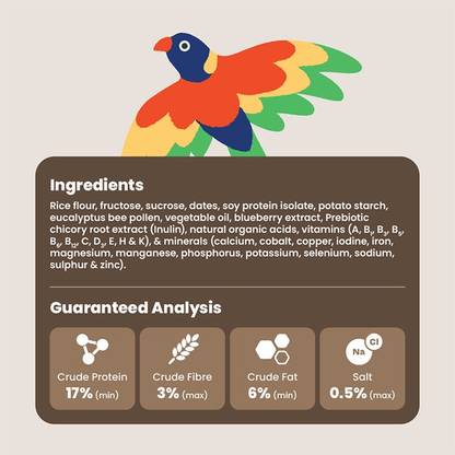 VETAFARM Wild Earth Lorikeet Diet 450g