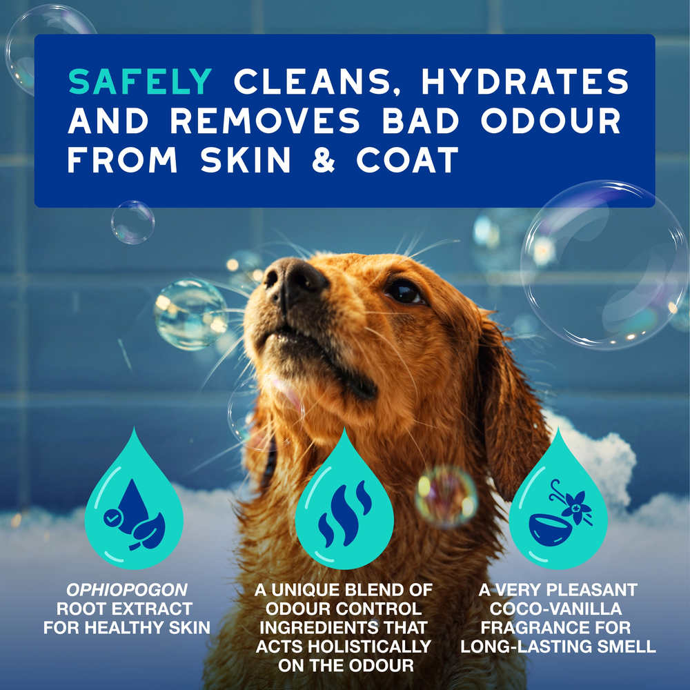 DOUXO Skin And Coat Spa Ultra Safe Odour Control Dog Shampoo 250ml
