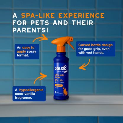 DOUXO Skin And Coat Spa Ultra Safe Dog Detangling Spray 295ml