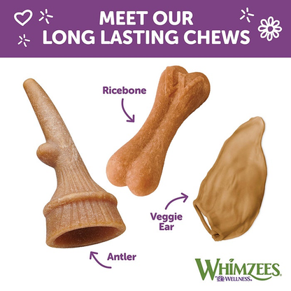 WHIMZEES Occupy Calmzees Antler Dog Treats Value Bag