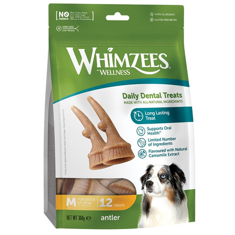 WHIMZEES Occupy Calmzees Antler Dog Treats Value Bag