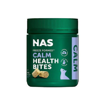 NATURAL ANIMAL SOLUTIONS Freeze Formed Feline Calm Health Bites For Cats – Product packaging and information image