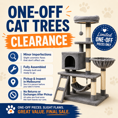 Clearance Cat Tree – Minor Imperfections, Fully Assembled