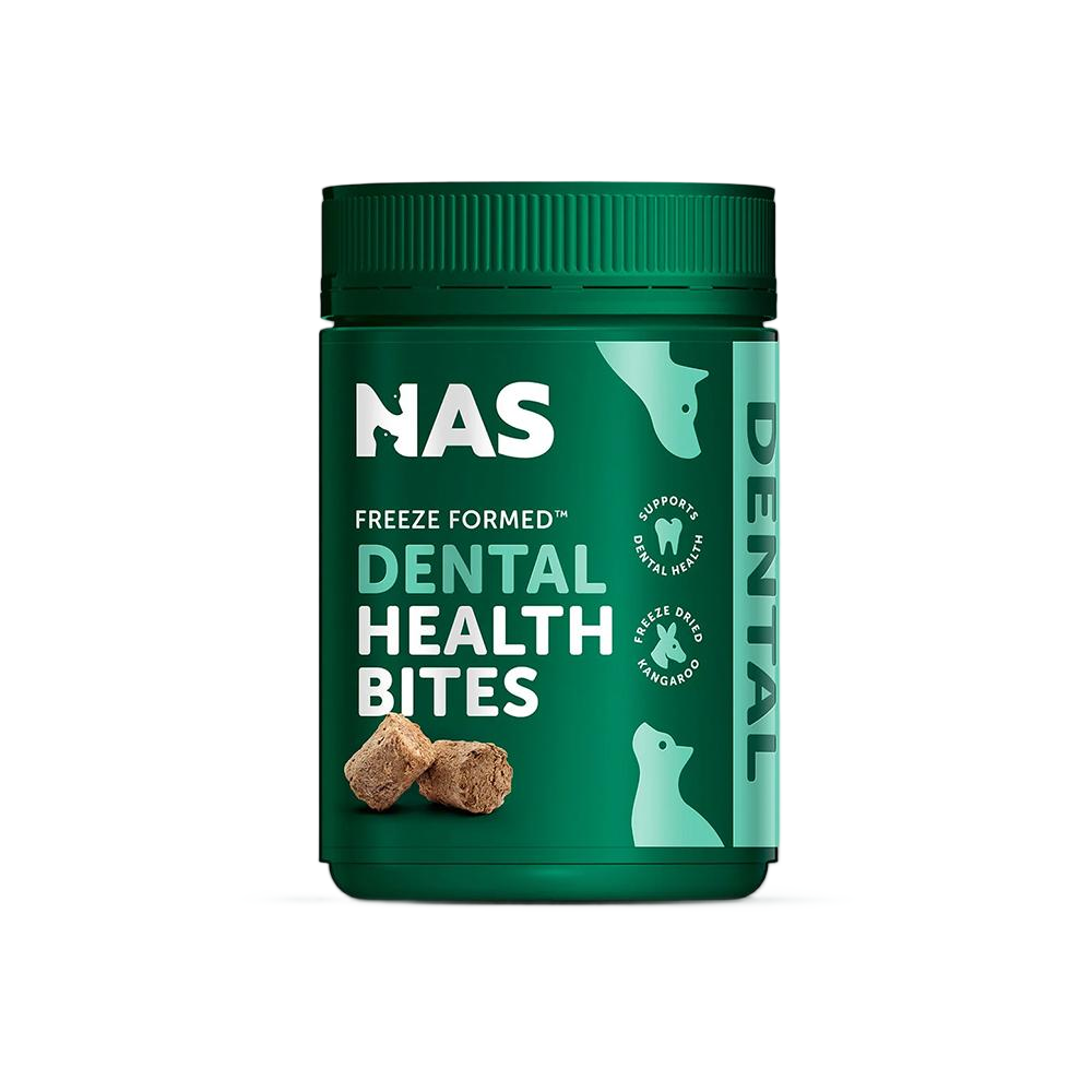 NATURAL ANIMAL SOLUTIONS Freeze Formed Dental Health Bites For Dogs & Cats – Source product packaging and information image 1