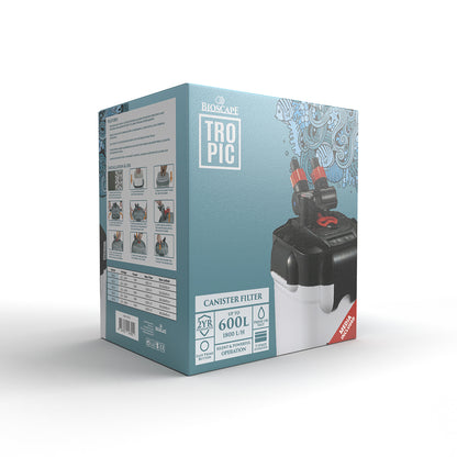 BIOSCAPE Tropic Aquarium Canister Filter 1800LPH — barcode 9327975043551
